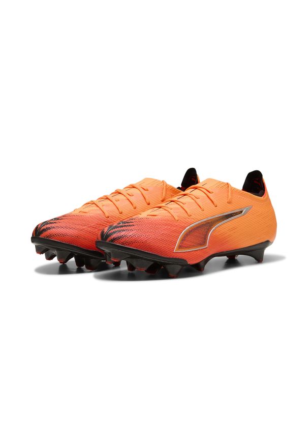 Puma - Buty piłkarskie unisex ULTRA 6 CARBON FG PUMA Heat Fire Black Glowing Red Orange. Kolor: czarny, czerwony, żółty, pomarańczowy, wielokolorowy. Sport: piłka nożna