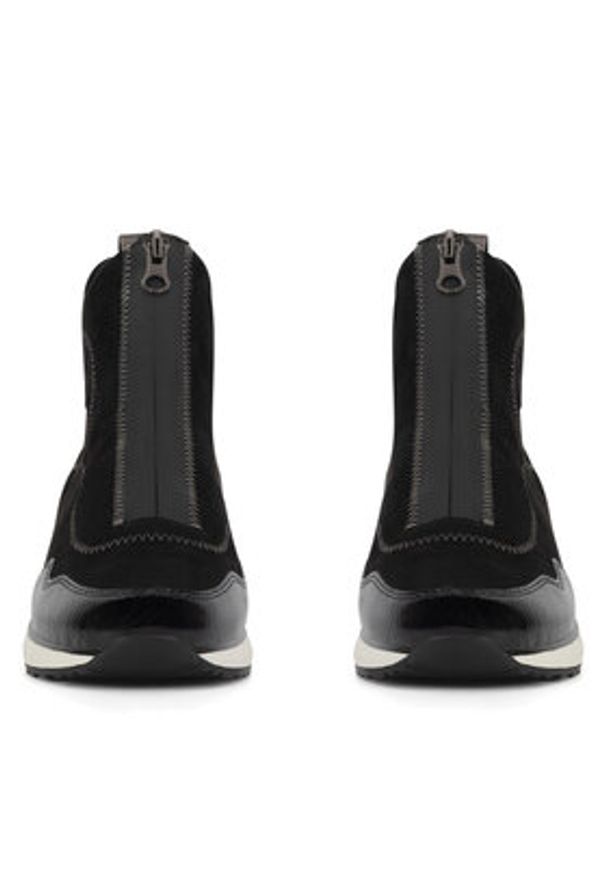 Remonte Botki D1G70-03 Czarny. Kolor: czarny. Materiał: materiał