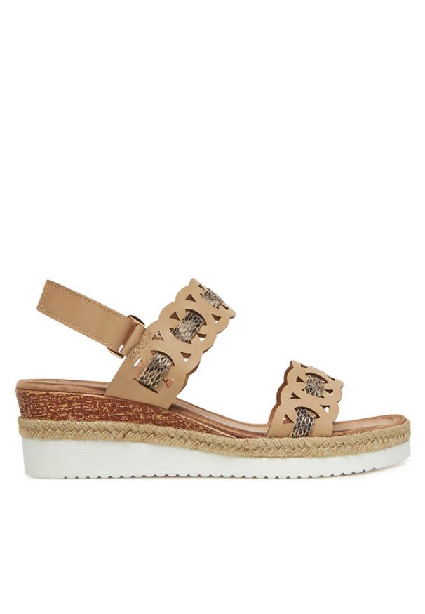 Clara Barson Espadryle WS2189-52 Beżowy. Kolor: beżowy. Materiał: syntetyk, materiał
