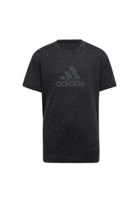 Adidas - Future Icons Winners Tee. Kolor: czarny, biały, wielokolorowy. Materiał: materiał. Sport: joga i pilates