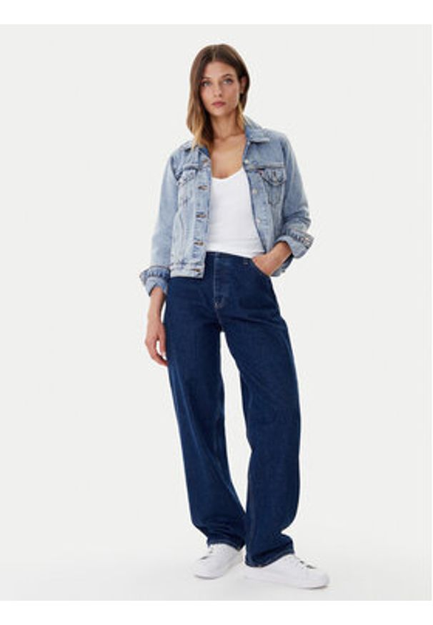 Levi's® Kurtka jeansowa Original Trucker 29945-0100 Niebieski Regular Fit. Kolor: niebieski. Materiał: bawełna