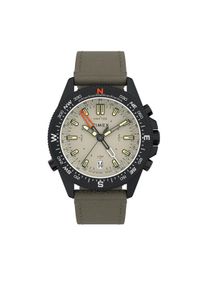 Timex Zegarek Tide-Temp-Compass 43mm Eco-Friendly Strap TW2V21800 Czarny. Kolor: czarny