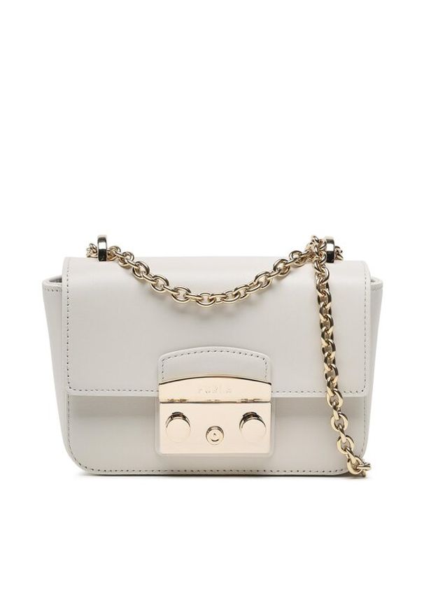 Furla Torebka Metropolis WB00828-AX0733-1704S-1-007-20-BG Biały. Kolor: biały. Materiał: skórzane