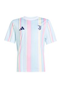 Adidas - Koszulka Juventus 25/26 Pre-Match Kids. Kolor: biały. Sport: piłka nożna