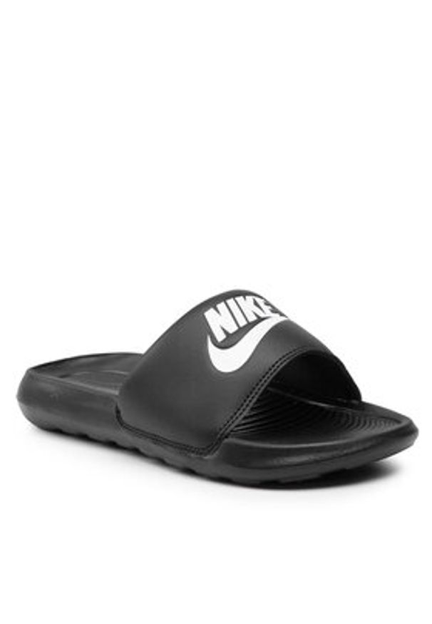 Nike Klapki Victori One Slide CN9677 005 Czarny. Kolor: czarny. Materiał: skóra