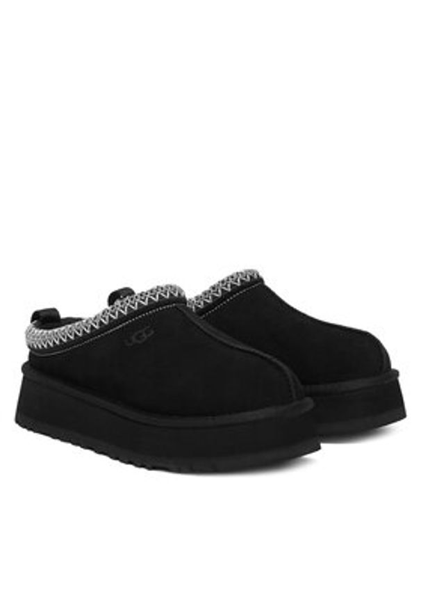 Ugg Śniegowce W Tazz II 1174471 Czarny. Kolor: czarny. Materiał: skóra