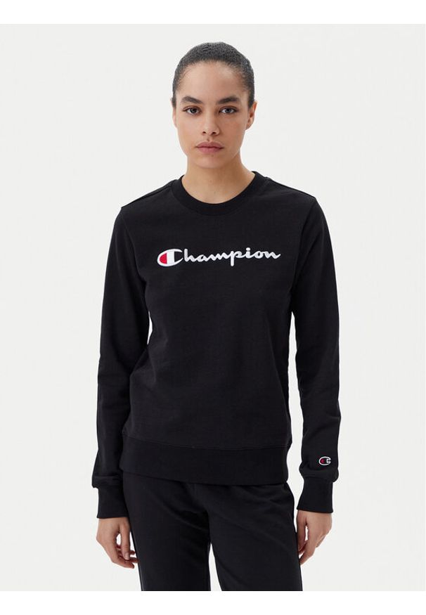 Champion Bluza 117752 Czarny Regular Fit. Kolor: czarny. Materiał: bawełna