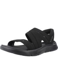 skechers - Sandały Skechers Model Slip-ins Go Walk Flex Kolor Czarny. Kolor: czarny. Materiał: materiał. Styl: sportowy