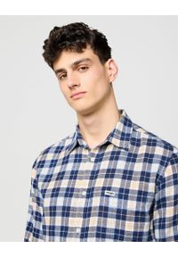 Wrangler - MESKA KOSZULA WRANGLER 1 PKT SHIRT BLUE 112371405 #7