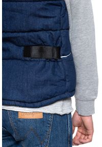 Lee - MĘSKI BEZRĘKAWNIK LEE PADDED VEST RINSE L87MGT36. Kolor: niebieski. Długość rękawa: bez rękawów #3