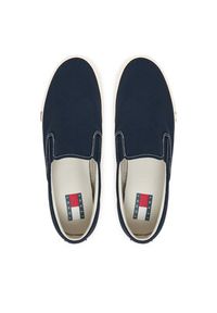 Tommy Jeans Tenisówki Archive Vulc. Y2K Slip On EM0EM01675 Granatowy. Zapięcie: bez zapięcia. Kolor: niebieski. Materiał: materiał #4