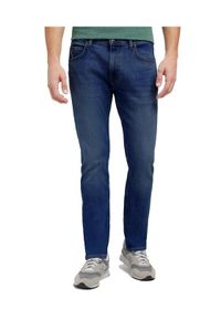 Lee Jeansy 112360204 Niebieski Slim Fit. Kolor: niebieski