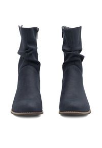 Clara Barson Botki WS14087-02 Granatowy. Kolor: niebieski. Materiał: materiał #3
