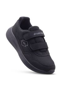 Buty dziecięce LOTTO CONNECT VL OC K na rzep. Zapięcie: rzepy. Kolor: czarny. Sport: turystyka piesza