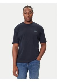BOSS T-Shirt Te_Move 50547087 Granatowy Relaxed Fit. Kolor: niebieski. Materiał: bawełna