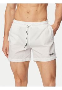 Hugo - HUGO Szorty kąpielowe Haiti 50469312 Kremowy Regular Fit. Kolor: kremowy. Materiał: poliamid #1