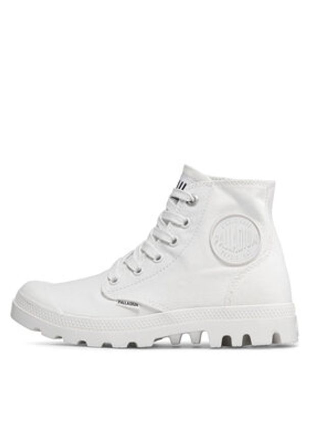 Palladium Trapery Pampa Hi Mono U 73089-116-M Biały. Kolor: biały. Materiał: materiał