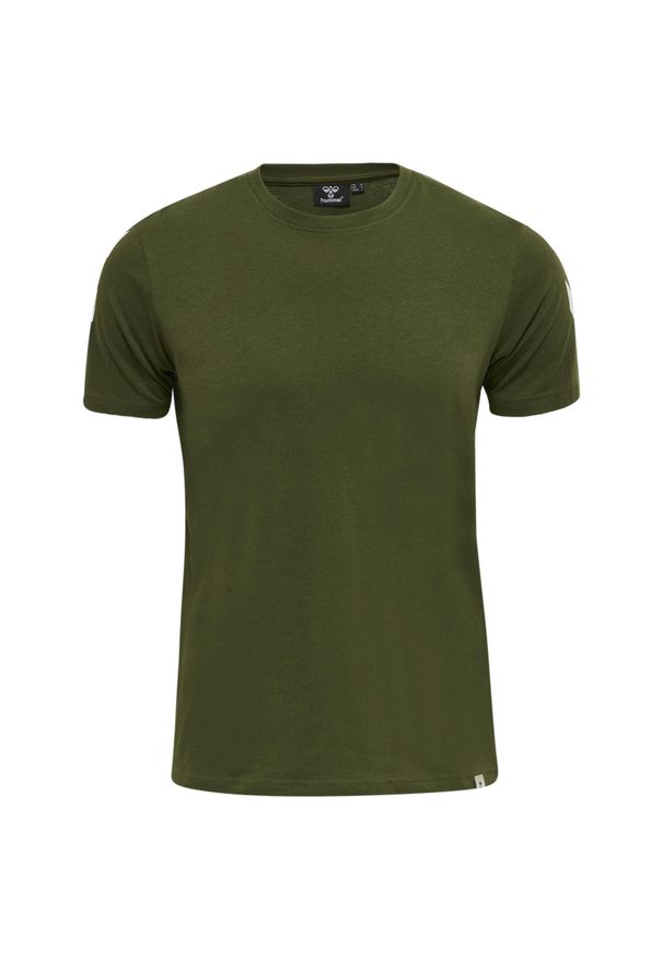 Koszulka Hummel Legacy Chevron. Kolor: zielony. Wzór: nadruk. Sport: piłka nożna