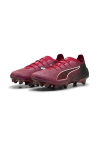 Puma - Buty piłkarskie unisex ULTRA 6 ULTIMATE CP FG PUMA Black Fast Red Fire Orchid. Kolor: czerwony, wielokolorowy, czarny. Sport: piłka nożna