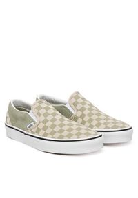 Vans Tenisówki Classic Slip-On VN000D6YFSG1 Zielony. Zapięcie: bez zapięcia. Kolor: zielony. Materiał: skóra, zamsz #5