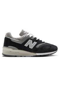 Buty unisex New Balance U997BK - czarne. Kolor: czarny. Materiał: zamsz, materiał, syntetyk #1