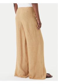 Marella Spodnie palazzo Ottelia 2613131062 Beżowy Wide Leg. Kolor: beżowy. Materiał: len #2