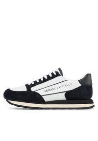 Armani Exchange Sneakersy XUX083 XV263 A001 Biały. Kolor: biały. Materiał: zamsz, skóra