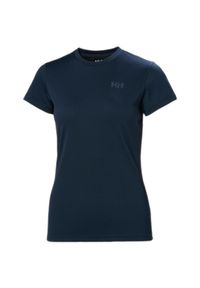 Koszulka damska Helly Hansen HH Lifa Active Solen. Kolor: niebieski. Materiał: tkanina. Sport: turystyka piesza #1