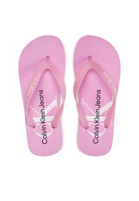 Calvin Klein Jeans Japonki Beach Sandal Monologo Tpu YW0YW01246 Różowy. Kolor: różowy #6
