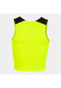 Biustonosz dla kobiet Joma Elite X. Kolor: czarny, wielokolorowy, żółty. Materiał: mesh. Sport: bieganie, fitness