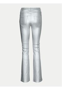 Vero Moda Spodnie materiałowe Flash 10329072 Srebrny Flared Fit. Kolor: srebrny. Materiał: wiskoza #5