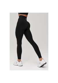 ROUGH RADICAL - Damskie legginsy treningowe bezszwowe Rough Radical Seamless Classic. Kolor: czarny. Sport: fitness