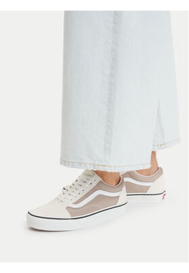 Vans Tenisówki Old Skool VN000D6W7D61 Beżowy. Kolor: beżowy. Materiał: skóra, zamsz