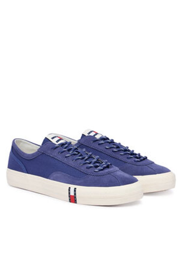 TOMMY HILFIGER - Tommy Hilfiger Tenisówki Archive Vulc Y2K EM0EM01760 Niebieski. Kolor: niebieski. Materiał: materiał