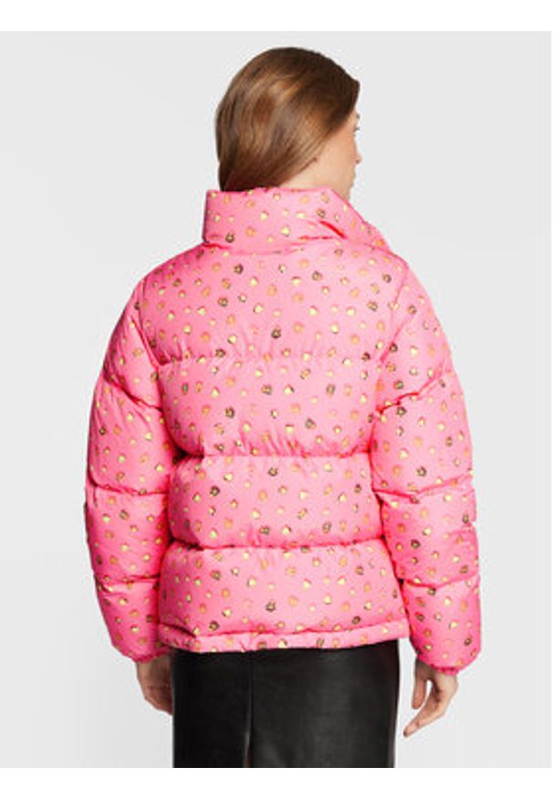 Chiara Ferragni Kurtka puchowa 73CBUD05 Różowy Regular Fit. Kolor: różowy. Materiał: syntetyk