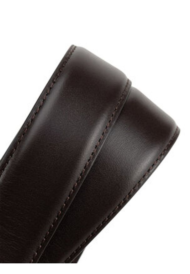 Gino Rossi Pasek Damski BLYL24006-2 Brązowy. Kolor: brązowy. Materiał: skóra
