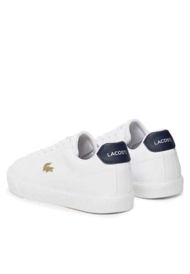 Lacoste Sneakersy Lerond Set 225 2 CMA 7-50CMA0016 Biały. Kolor: biały. Materiał: skóra