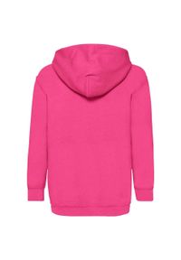 FRUIT OF THE LOOM - Bluza Z Kapturem Dla Dzieci. Typ kołnierza: kaptur. Kolor: różowy