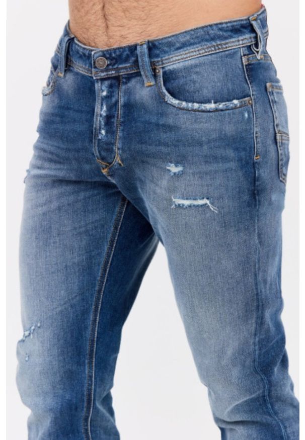 Diesel - DIESEL Niebieskie jeansy męskie 1986 LARKEE-BEEX, Rozmiar 36/32. Kolor: niebieski