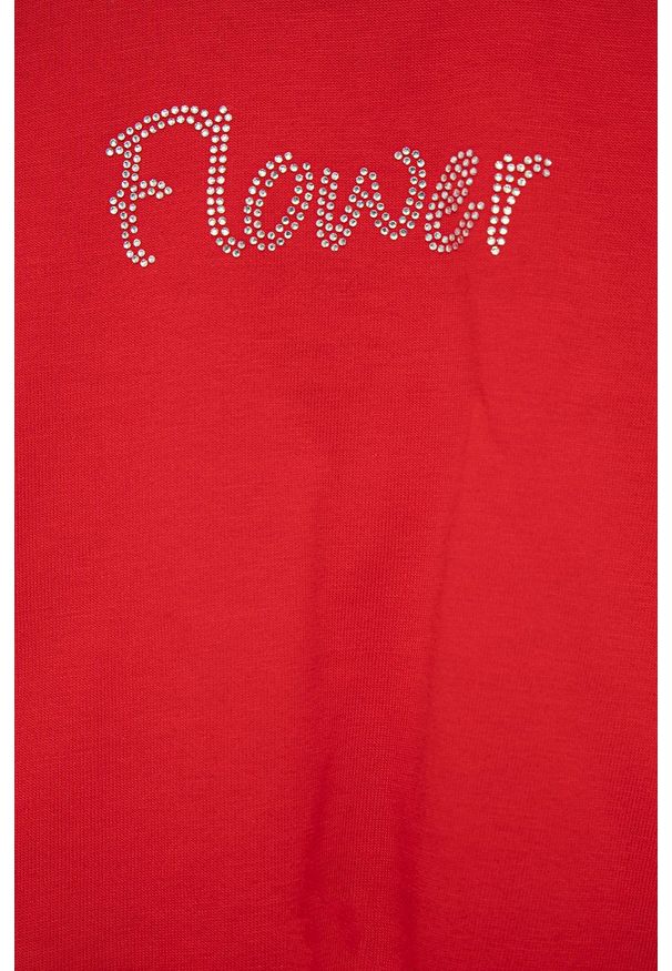BIRBA&TRYBEYOND - Birba&Trybeyond t-shirt bawełniany dziecięcy kolor czerwony. Okazja: na co dzień. Kolor: czerwony. Materiał: bawełna. Wzór: aplikacja. Styl: casual
