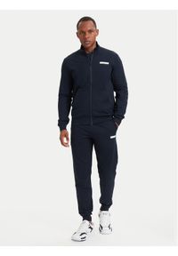 EA7 Emporio Armani Dres 7M002424 AF13512 MB149 Granatowy Slim Fit. Kolor: niebieski. Materiał: bawełna #1