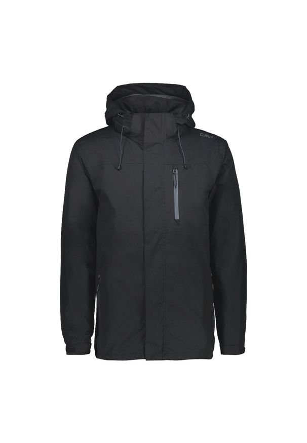 Dorosły Kurtka Przeciwdeszczowa Wodoszczelna CMP Rain Jacket. Kolor: wielokolorowy, szary, brązowy