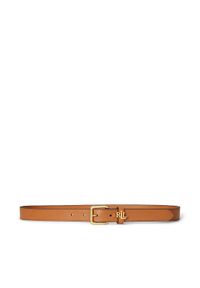 Lauren Ralph Lauren - LAUREN RALPH LAUREN Pasek 412968763009 Brązowy. Kolor: brązowy. Materiał: skóra #1