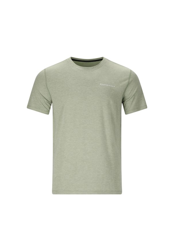 ENDURANCE - Koszulka Endurance Abdon Melange. Kolor: zielony. Sport: fitness