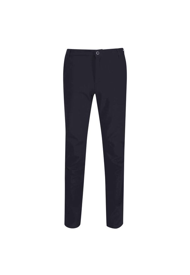 Regatta - Męskie Spodnie Trekkingowe Softshell Fenton. Kolor: niebieski. Materiał: softshell. Sport: turystyka piesza