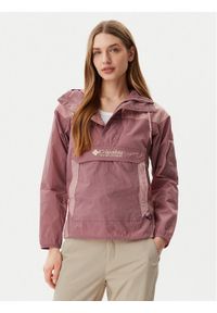 columbia - Columbia Kurtka anorak Challenger™ II Windbreaker 2116592 Różowy Regular Fit. Kolor: różowy. Materiał: syntetyk