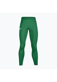 Legginsy do biegania długie męskie Joma Brama academy. Kolor: zielony. Sport: bieganie