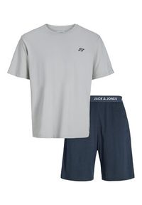 Jack & Jones - Jack&Jones Piżama Omaha 12276880 Granatowy Standard Fit. Kolor: niebieski. Materiał: bawełna #3