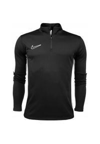 Bluza treningowa męska Nike DF Academy 23 SS Drill. Kolor: czarny