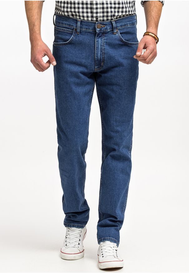 Wrangler - WRANGLER GREENSBORO MĘSKIE SPODNIE JEANSOWE JEANSY DŻINSY FRIDAY BLUES W15QHR47A